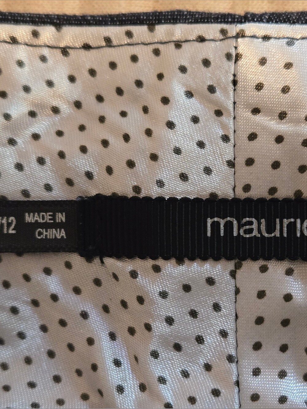 MAURICES Classic Straight-Leg Cropped Dress Pants in Dark Blue. Size 11/12. - Picture 6 of 8